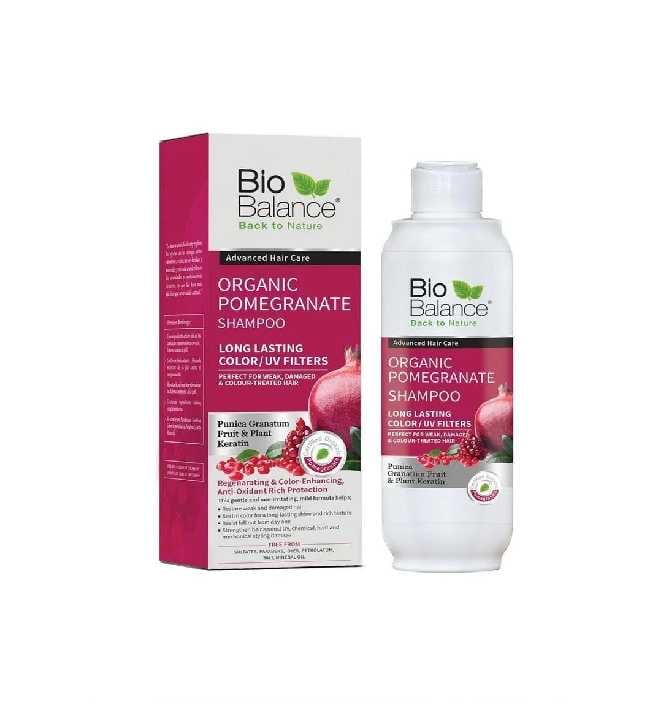Bio Balance Organic Pomegranate Shampoo - 330 ml | بايو بالانس شامبو للشعر المصبوغ بالرمان - 330 مل
