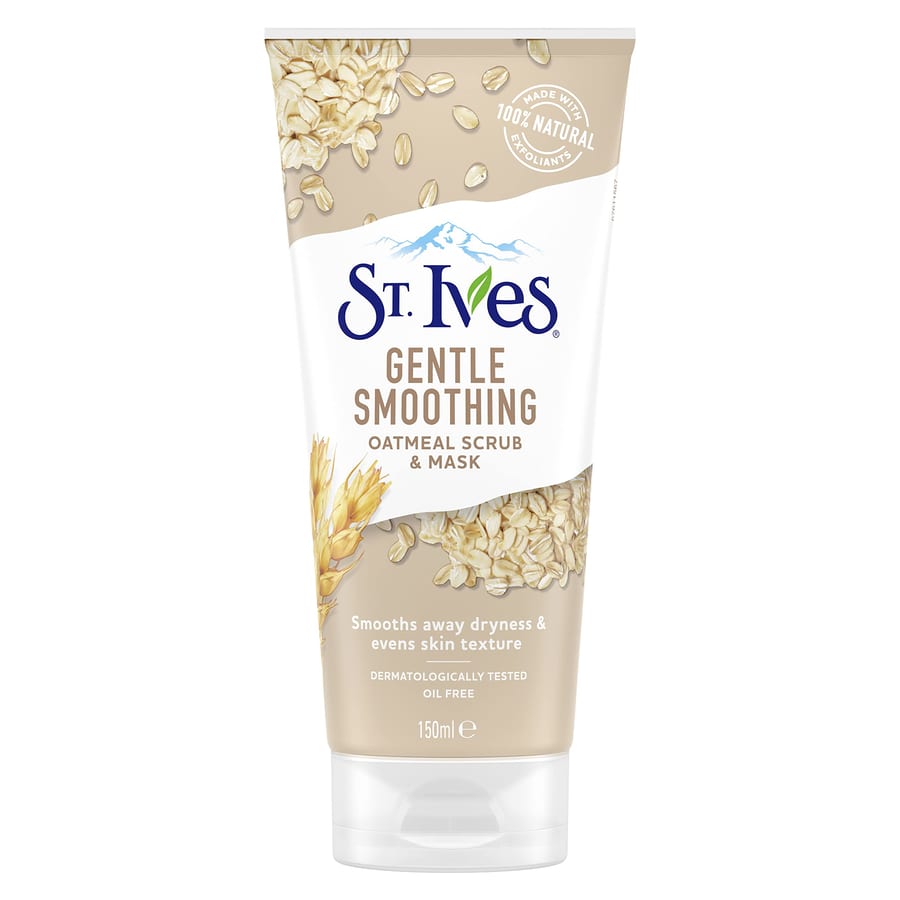 مقشر وماسك ستيفز بدقيق الشوفان St Ives SMOOTHING OATMEAL Scrub & Mask 150ml