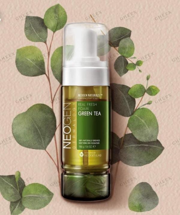غسول نيوجين برغوه بخلاصه الشاي الاخضر [Neogen] Real Fresh Foam, Green Tea,