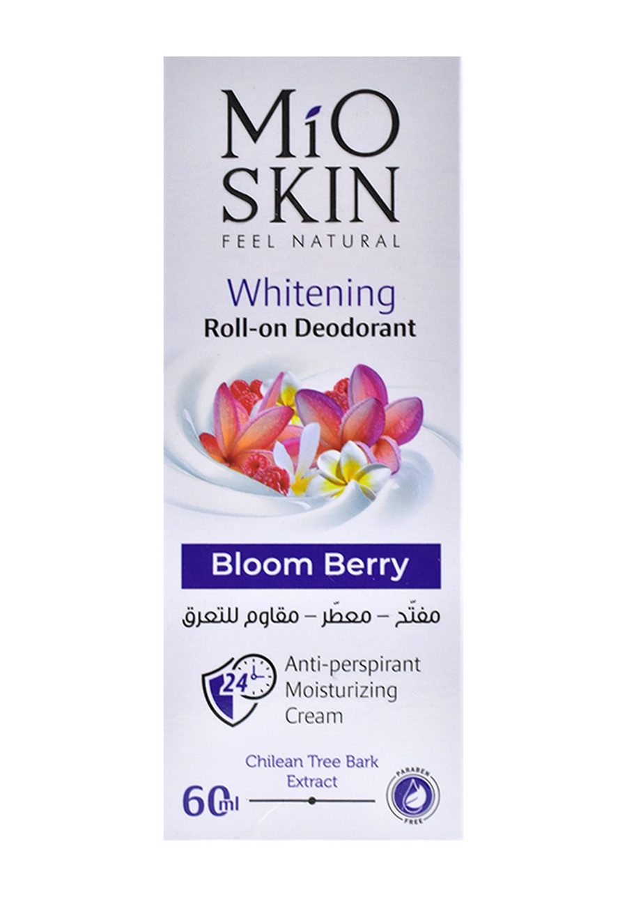 مضاد للتعرق برائحة البلوم بيري 60 مل من ميو سكن Mio Skin Whitening Anti-Perspirant Bloom Berry