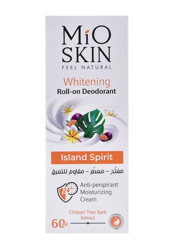 مضاد للتعرق 60 مل من ميو سكن Mio Skin Whitening Anti-Perspirant Island Spirit