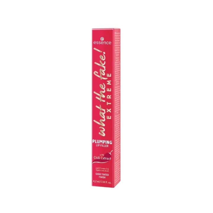 ملمع شفاه اسنس مغذي فلر الفلفل الحار essence Plumping lip gloss What The Fake! Extreme