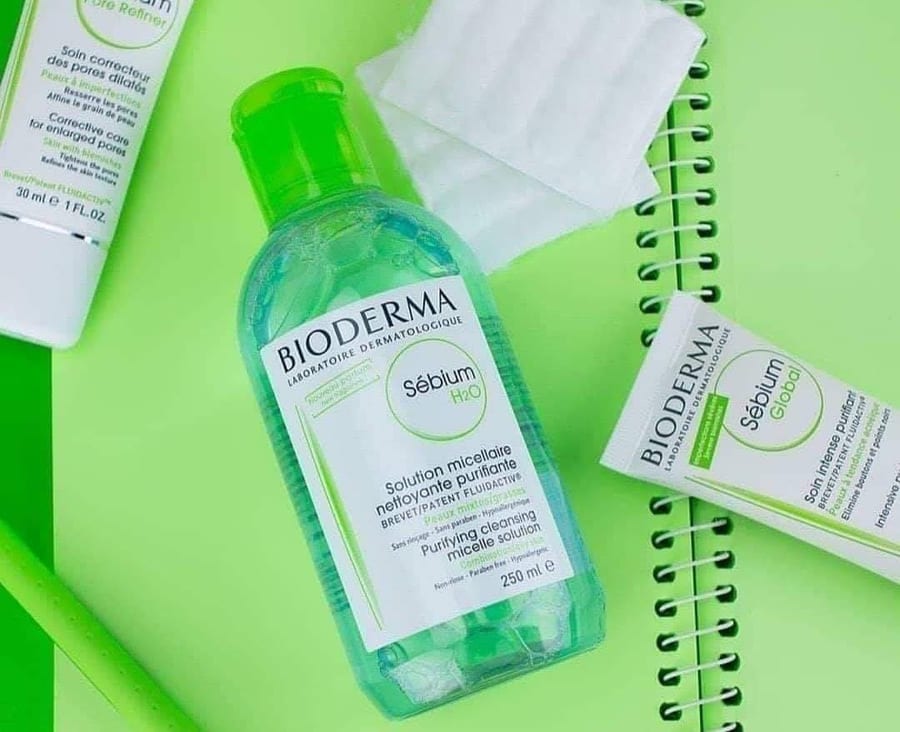 تونر مزيل مكياج الاخضر بايوديرما 250مل Sebium H2o Cleansing Solution by BIODERMA