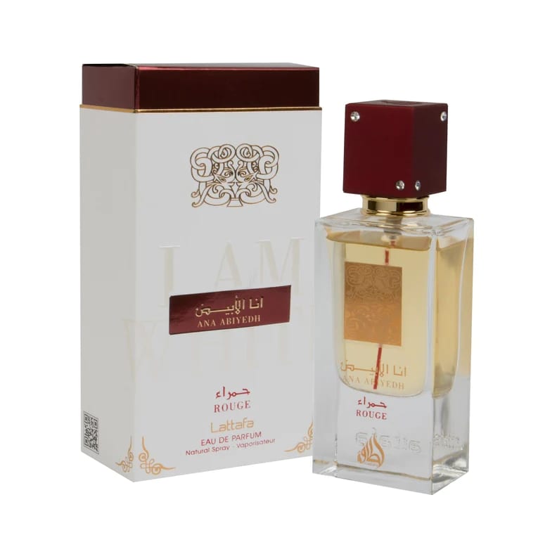 عطر انا الابيض حمراء او دي بارفان من لطافة