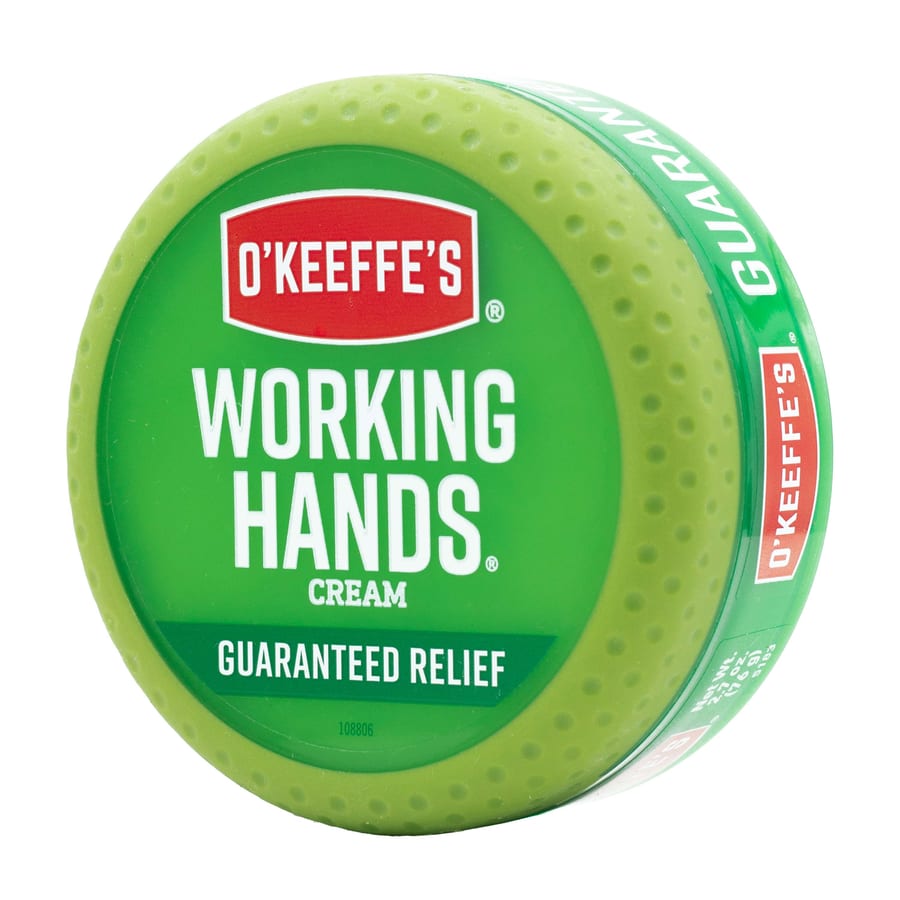 كريم اليدين للأيدي العاملة من اوكيفيز للأيدي الجافة والمتشققة O'Keeffe's Working Hands Hand Cream, 3.4 oz Jar, 1 Pack for Extreme Dryness