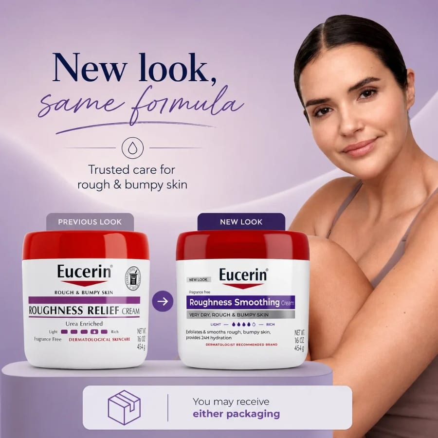 Eucerin Roughness Relief Cream - 454g | يوسيرين كريم للبشرةالجافة - 454 غرام