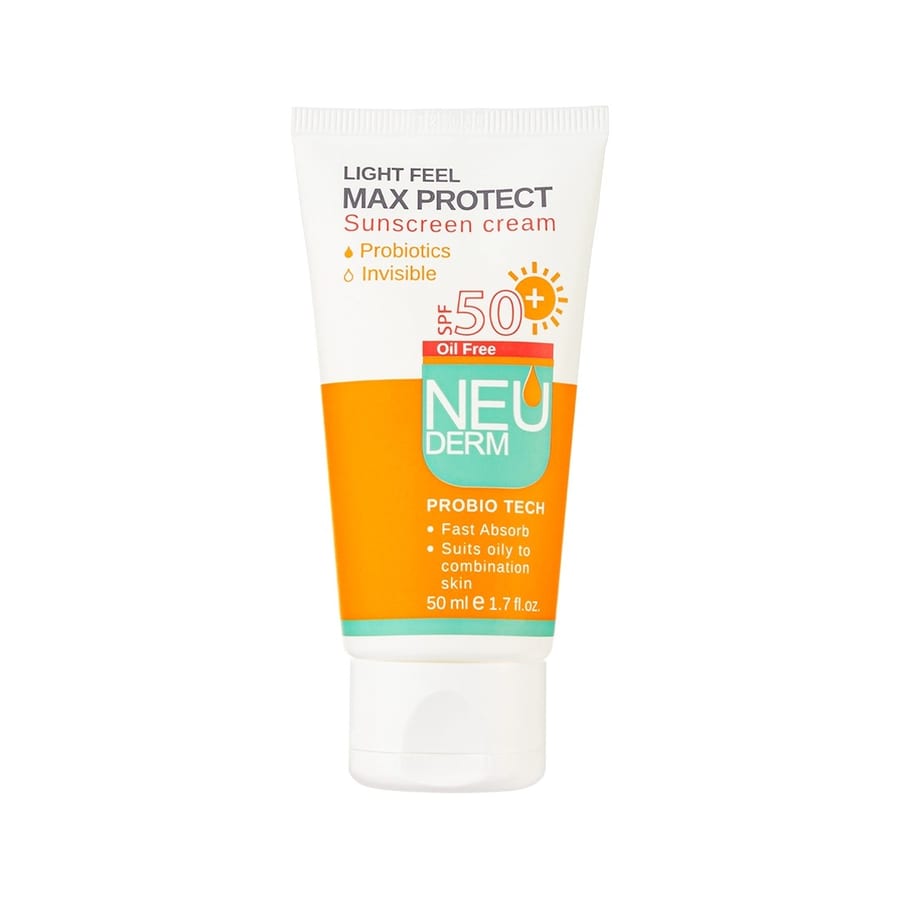 واقي الشمس دهنية مختلطة الخالي من الزيت NEUDERM SPF50 Max Neoderm Protect