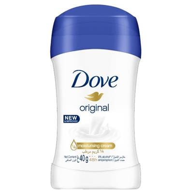 صابونة تعرق ديودرنت دوف اوجينال DOVE STICK 40GR ORIGINAL