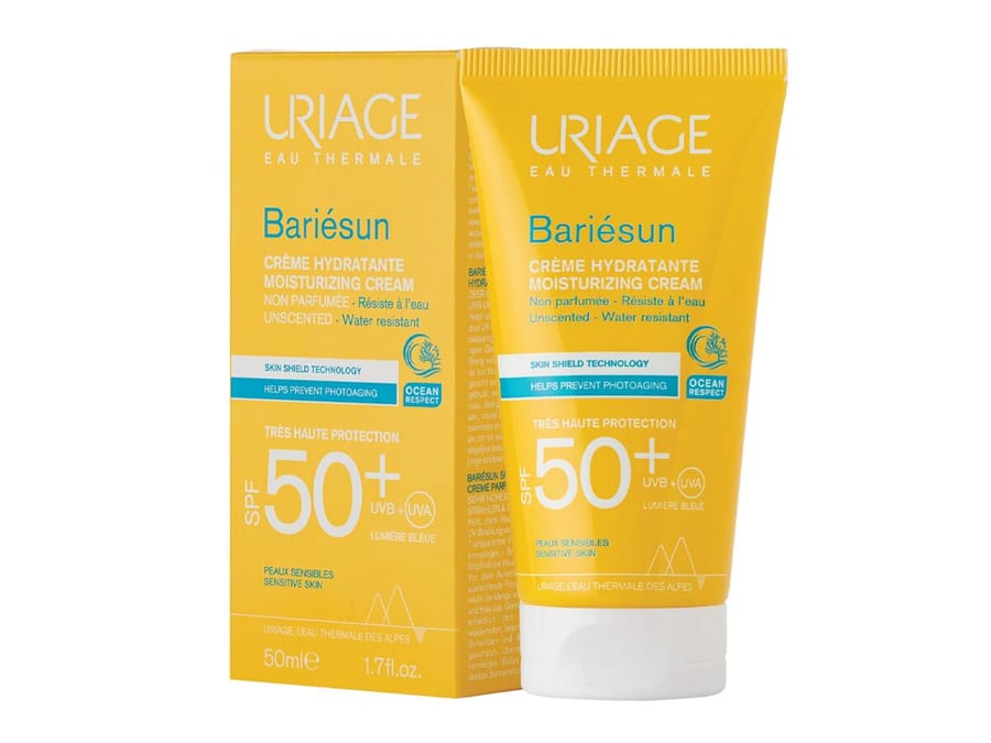 واقي شمس يورياج مرطب للبشره الجافه والعادية Uriage Bariesun Spf50+ Moisturizing Cream, 50ml