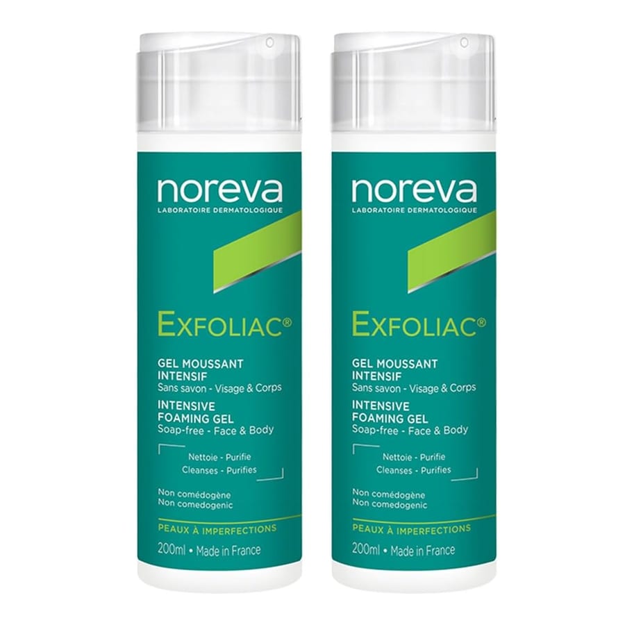 نوريفا إكسفولياك غسول جل رغوي مكثف 200 مل Noreva Exfoliac Exfoliac Intensive Foaming Gel