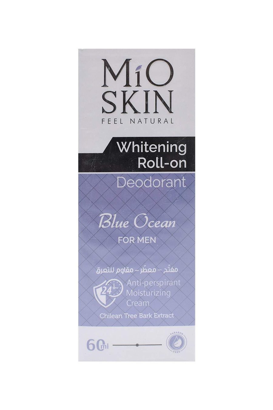ميو سكن رول مزيل تعرق للرجال بلو أوشن 60ML من Mio Skin