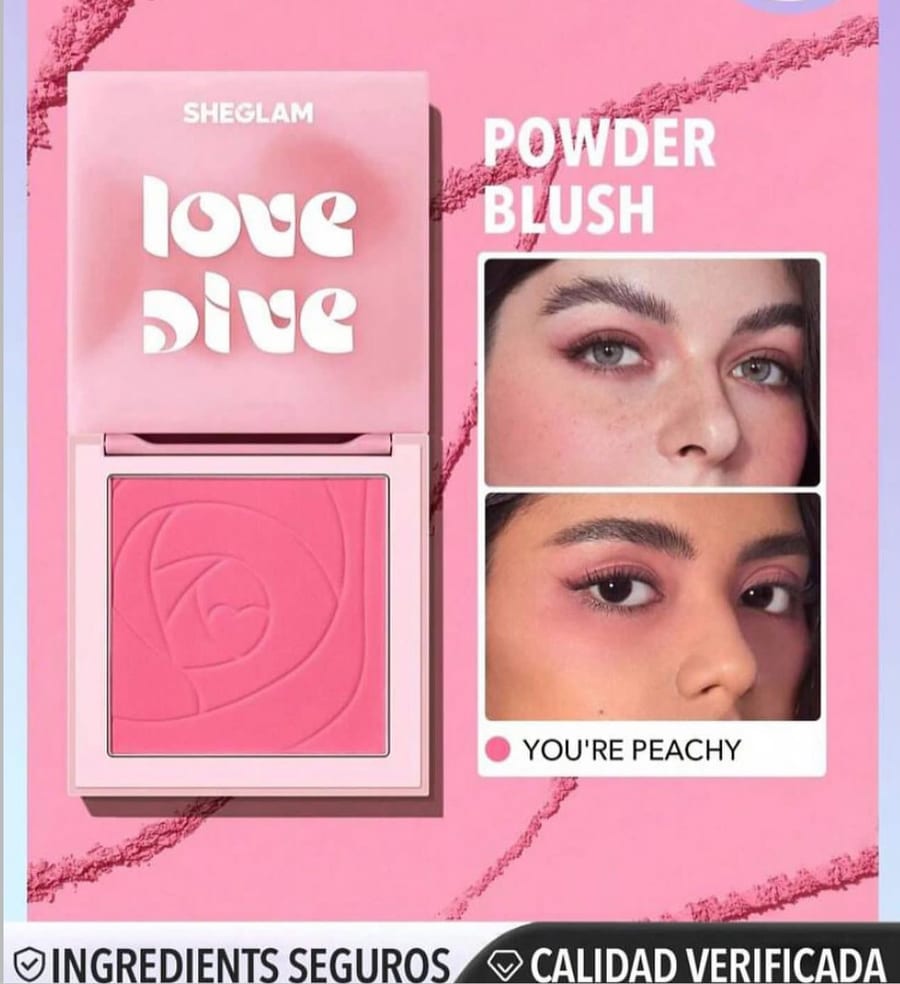 sheglam love dive احمر خدود شيكلام باودر
