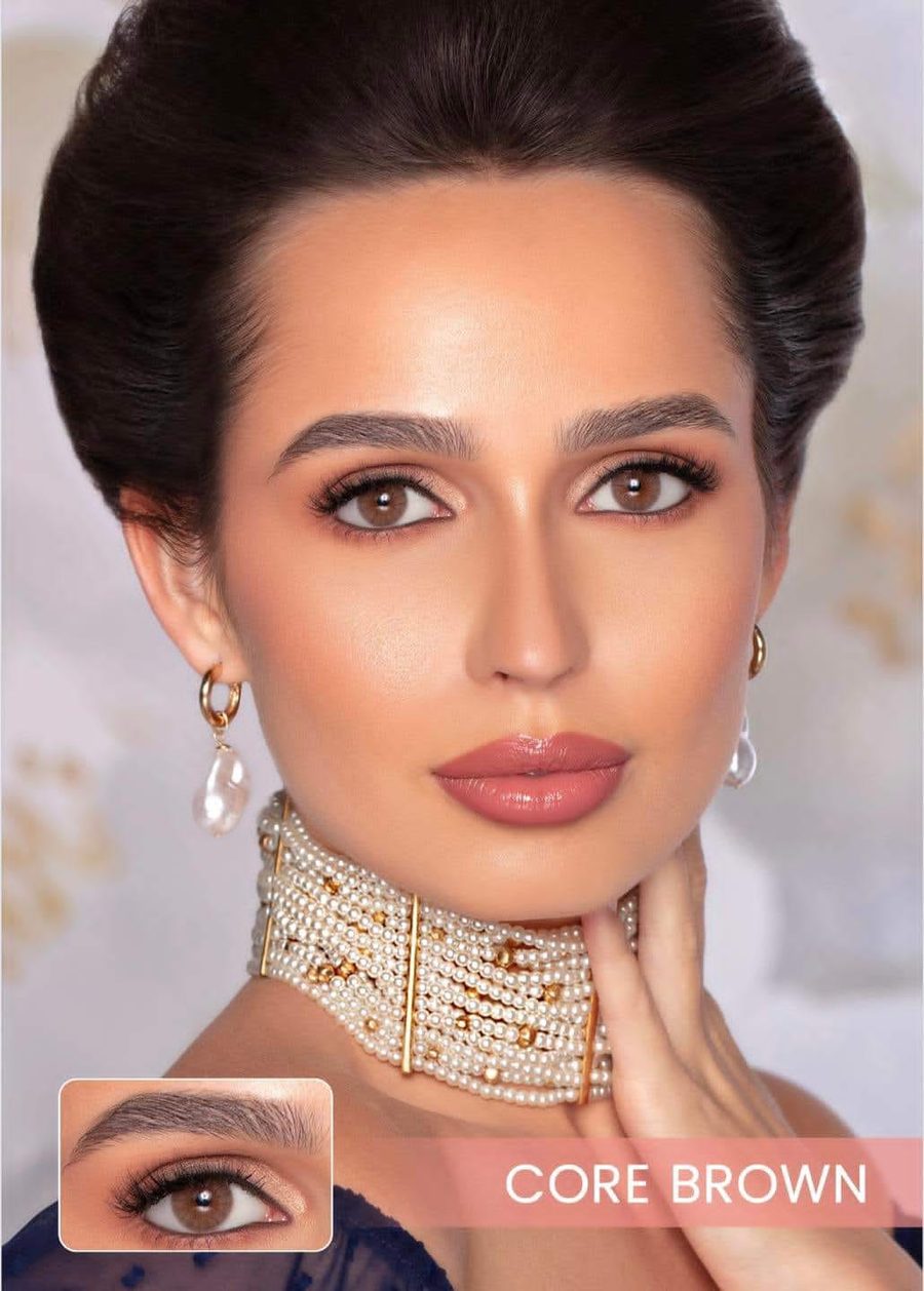 عدسات ناتشرال الشهرية CORE BROWN