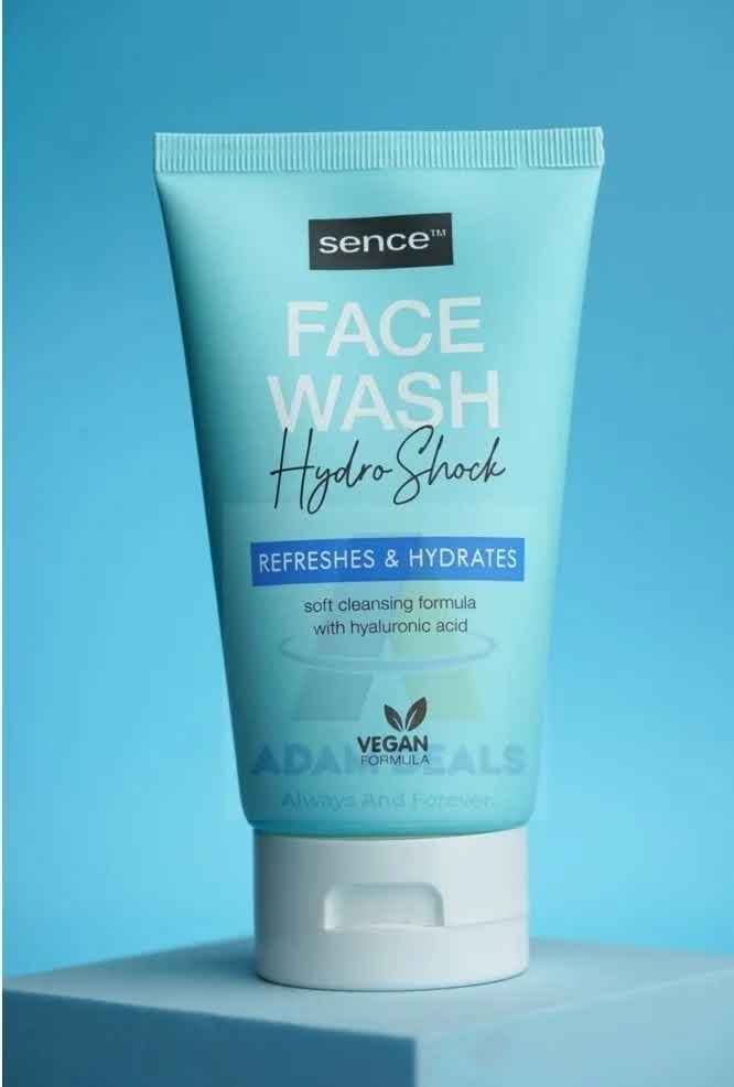 غسول الوجه سينس 150 ملSence Face Wash All Skin Types Hydro Shock 150 ml