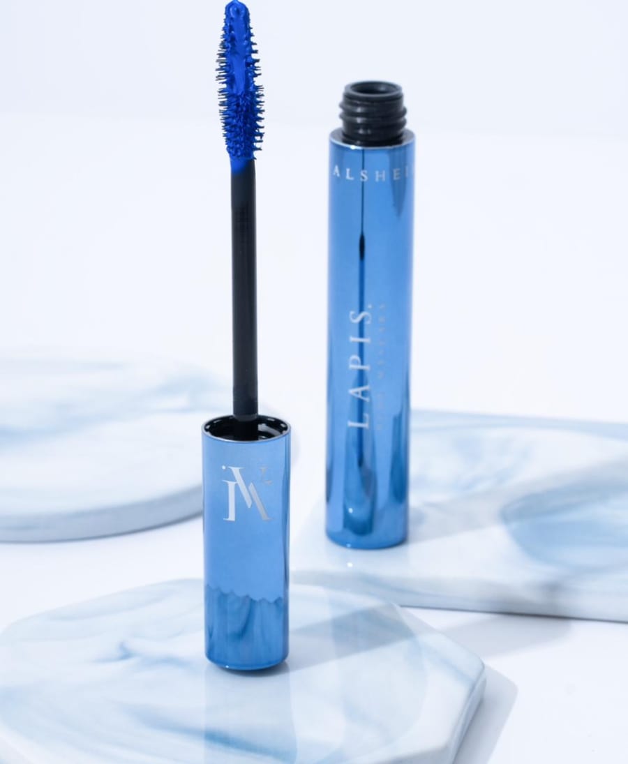 BY MINA AL SHEIKHLY Lapis Blue Mascara, 9ml مينا الشيخلي ماسكارا لابيس الزرقاء