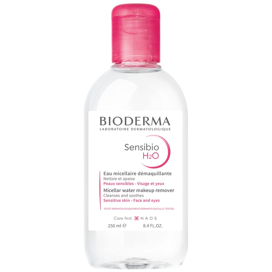 تونر مسلر بايوديرما حجم 250 مل Bioderma Sensibio H2O Daily Soothing Cleanser, Make up Pollution & Impurities Remover Face Eyes Sensitive skin, 250ml