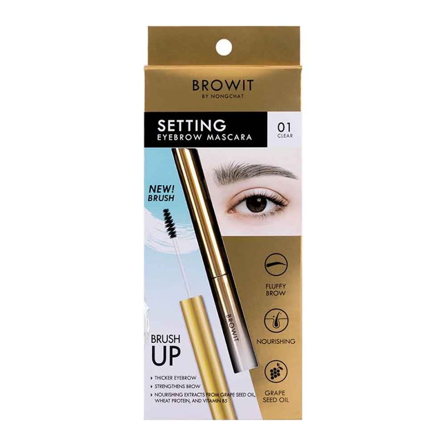 BROWIT EYEBROW MASCARA CLEAR 01 برويت ماسكارا للحواجب شفافة 01