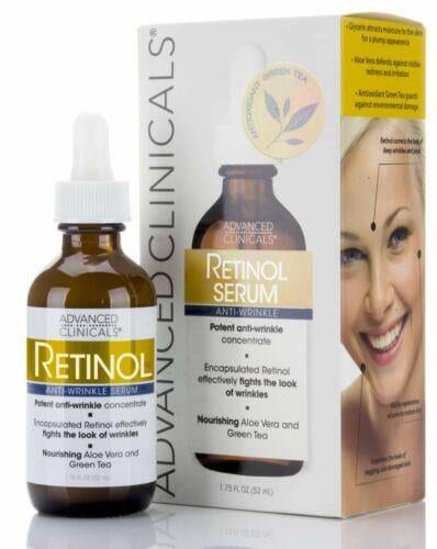 Advanced Clinicals Retinol Serum Anti-Wrinkle for Face 52 Ml سيروم ريتنول ادفانس كلينك