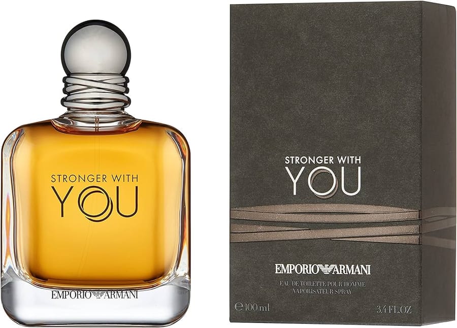 GIORGIO ARMANI Emporio Stronger With You / EDT Spray 3.4 oz (100 ml عطر سترونك وذ يو للرجال