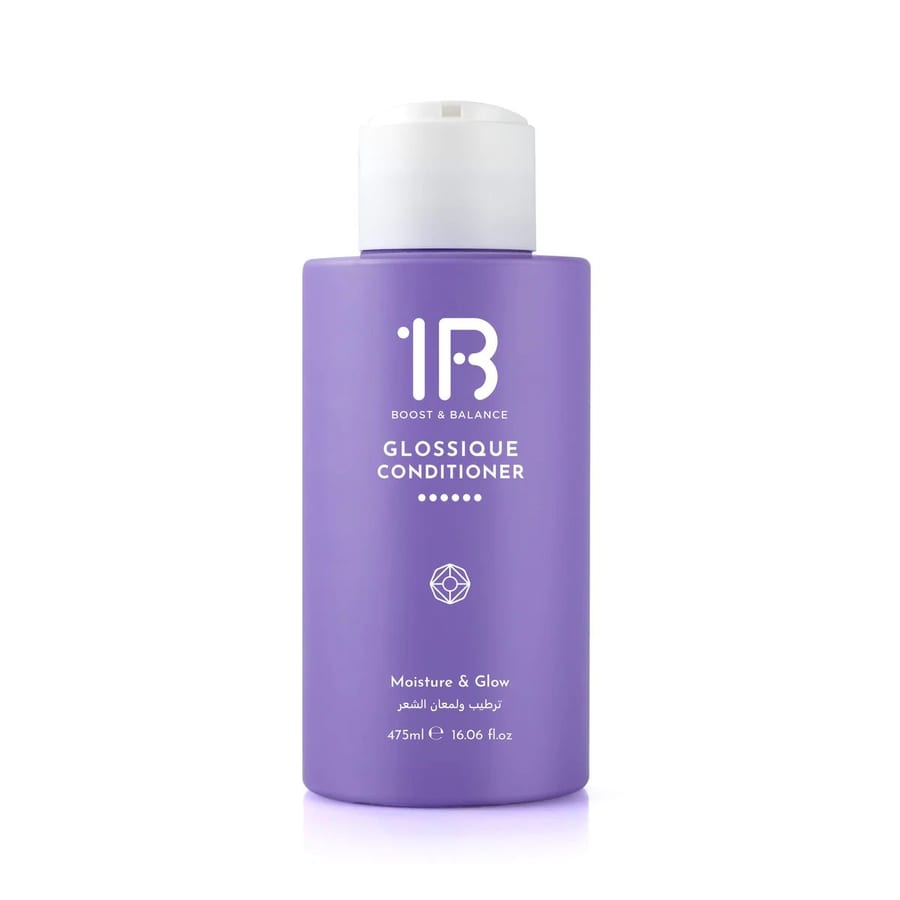 1B Glossique Conditioner - Moisture & Glow ون بي بلسم للشعر الجاف والباهت 475 مل