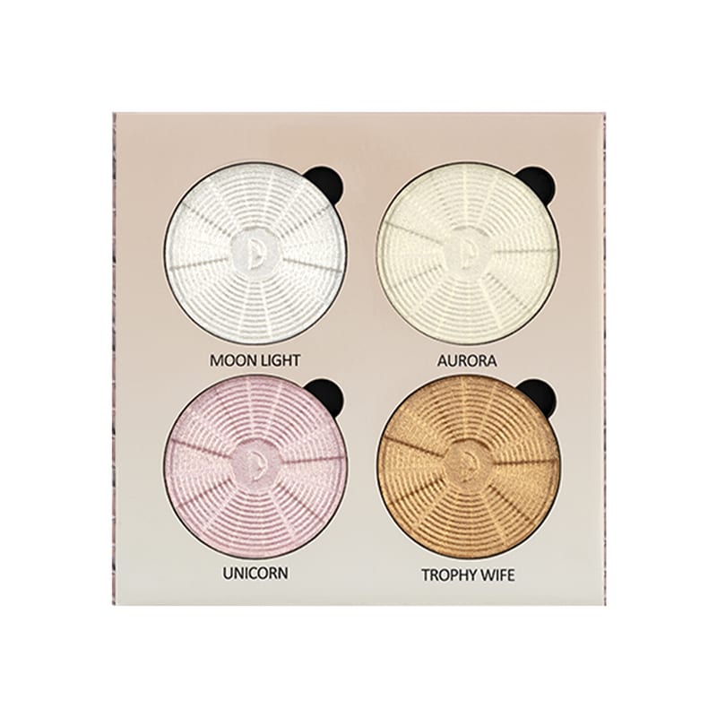 Character Highlighters & Contour Glow Kit, GK004 كاركتر باليت هايلايتر للوجه 004