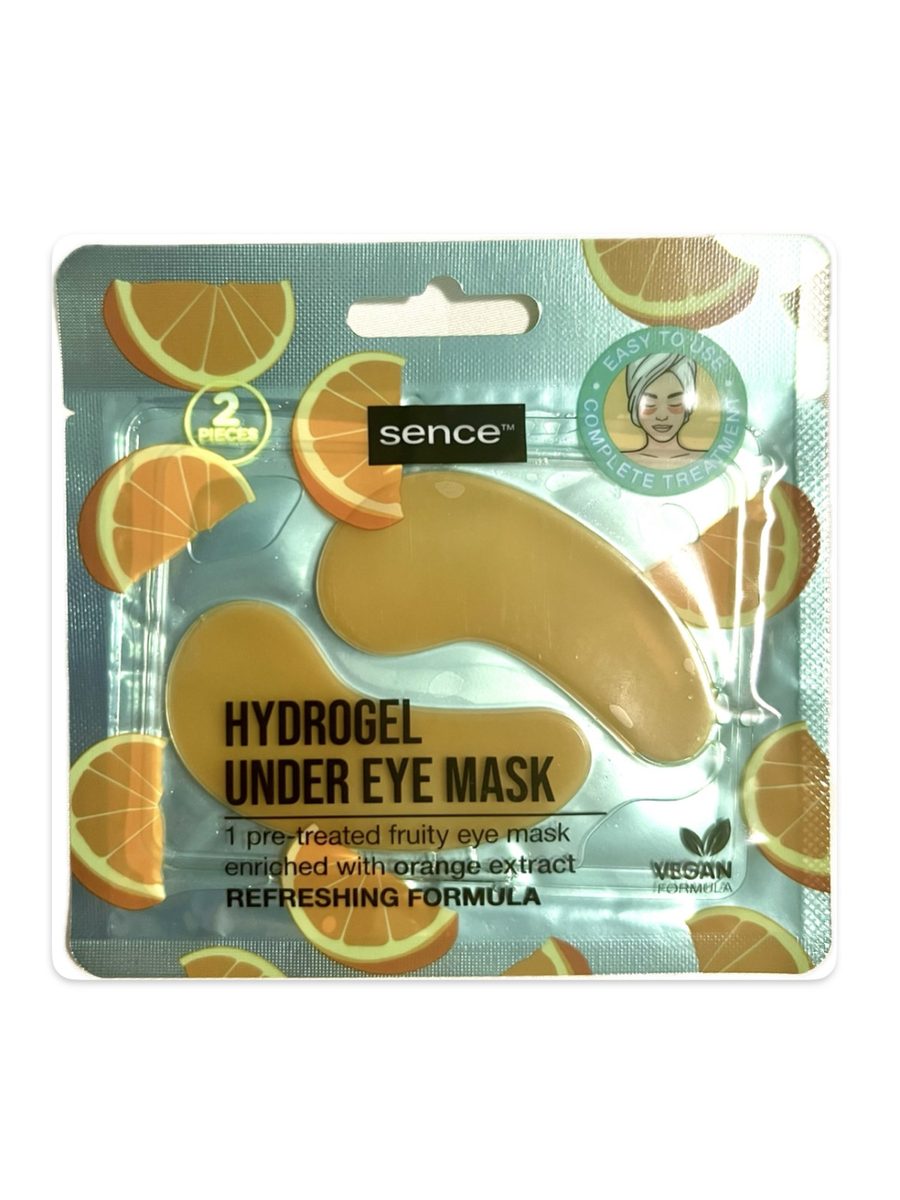 PARCHES CONTORNO OJOS HIDROGEL EXTRACTO NARANJA - SENCE سينس ماسك تحت العين مستخلص البرتقال