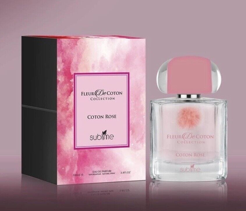 Cotton Rose EDP Perfume By Sublime Lattafa 100ML عطر القطن الوردي من سامية
