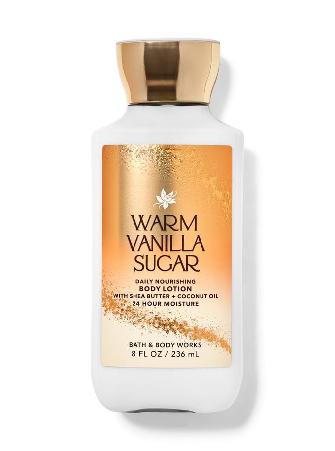 باث اند بودي وركس لوشن الجسم المغذي اليومي بنكهة الفانيليا والسكر الدافئbath &body works warm vanilla sugar