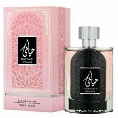 عطر حياتي للنساء 100 مل او دي بارفان من أرض الزعفران عطر أصلي 100% جذاب Hayaati Women 100ml EDP By Ard Al Zaafaran Original 100% Attractive fragrance