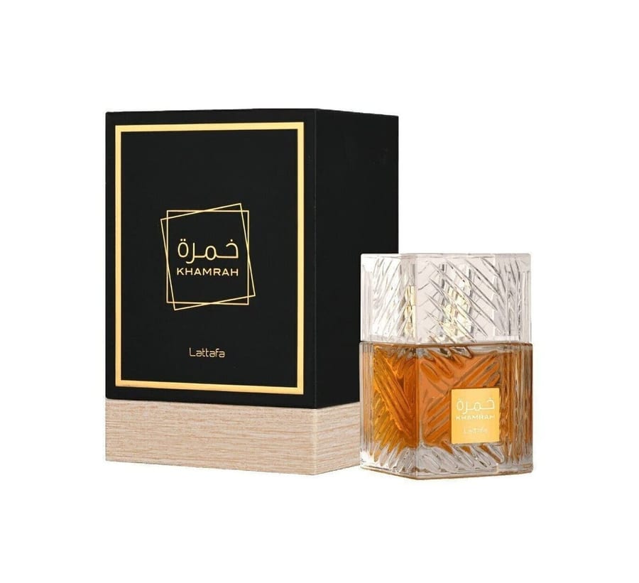 Lattafa Perfumes Khamrah for Unisex Eau de Parfum Spray, 3.4 Ounce لطافة للعطور خمرة للجنسين - أو دي بارفان