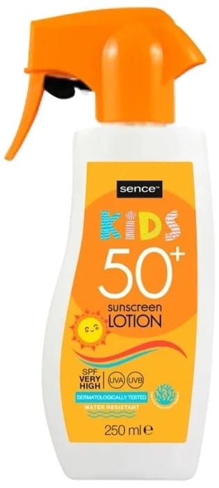 Sence Beauty Kids SPF50+ Sunscreen Lotion - 250ml | سينس بيوتي لوشن واقي شمس spf50+ للأطفال - 250 مل