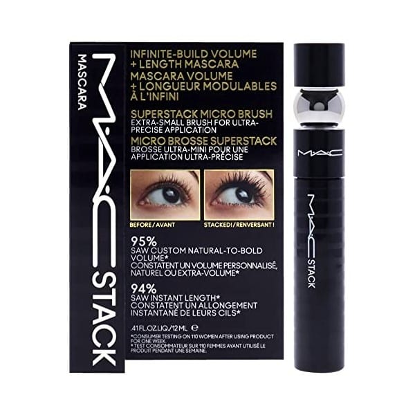 MAC Stack Mascara Superstack Micro Brush Mascara مسكارا ماك بفرشاة مبتكرة