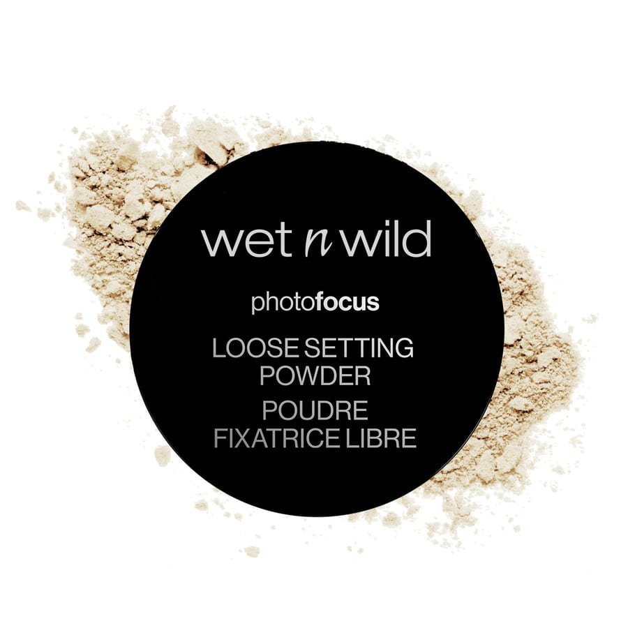 wet n wild Photo Focus Loose Baking Setting PowderTranslucent ويت ان وايلد لوس باودر لتثبيت المكياج بلون ابيض شفاف