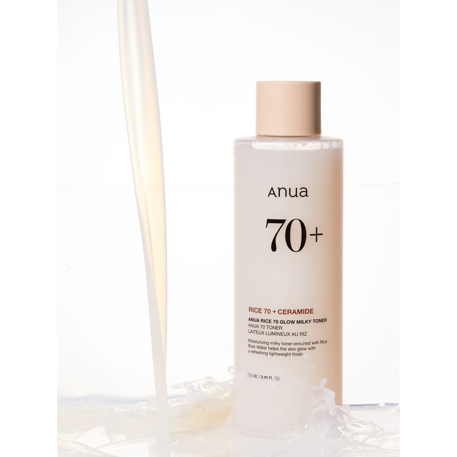 ANUA Rice 70 Glow Milky Hidratáló Arctonik 250ml انوا تونر رايس 70 مرطب حليبي متوهج أركتونيك 250 مل