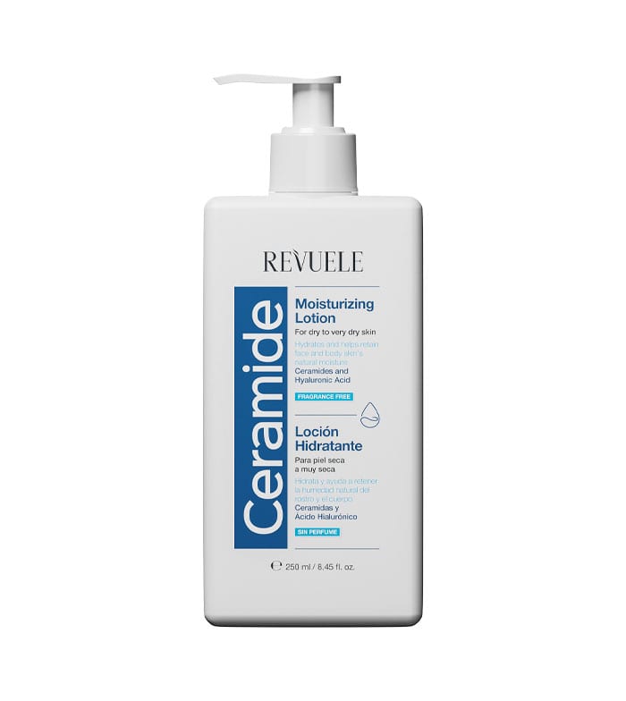 Revuele Ceramide Moisturizing lotion Dry or very dry skin - 250ml | ريفويل لوشن السيراميدات المرطب للبشرة الجافة الى الجافة جداً - 250 مل