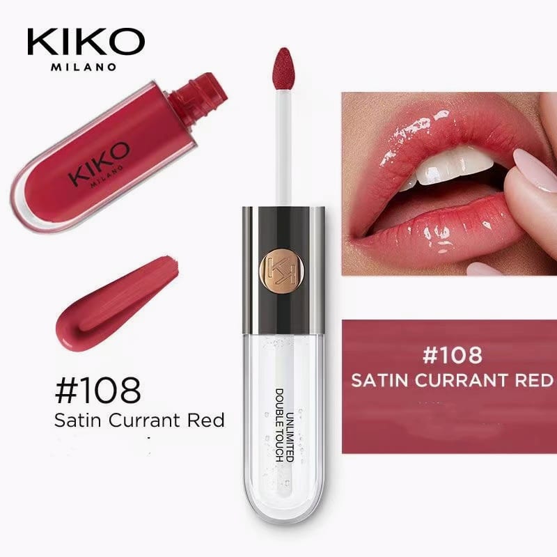 KIKO double touch 108 حمرة كيكو 108