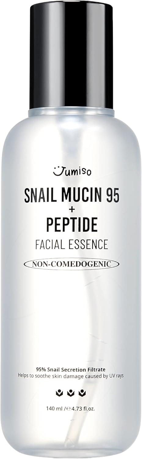 جوميسو موسين الحلزون 95+ خلاصة الببتيد للوجه - 140 مل JUMISO Snail Mucin 95 + Peptide Essence - 140ml