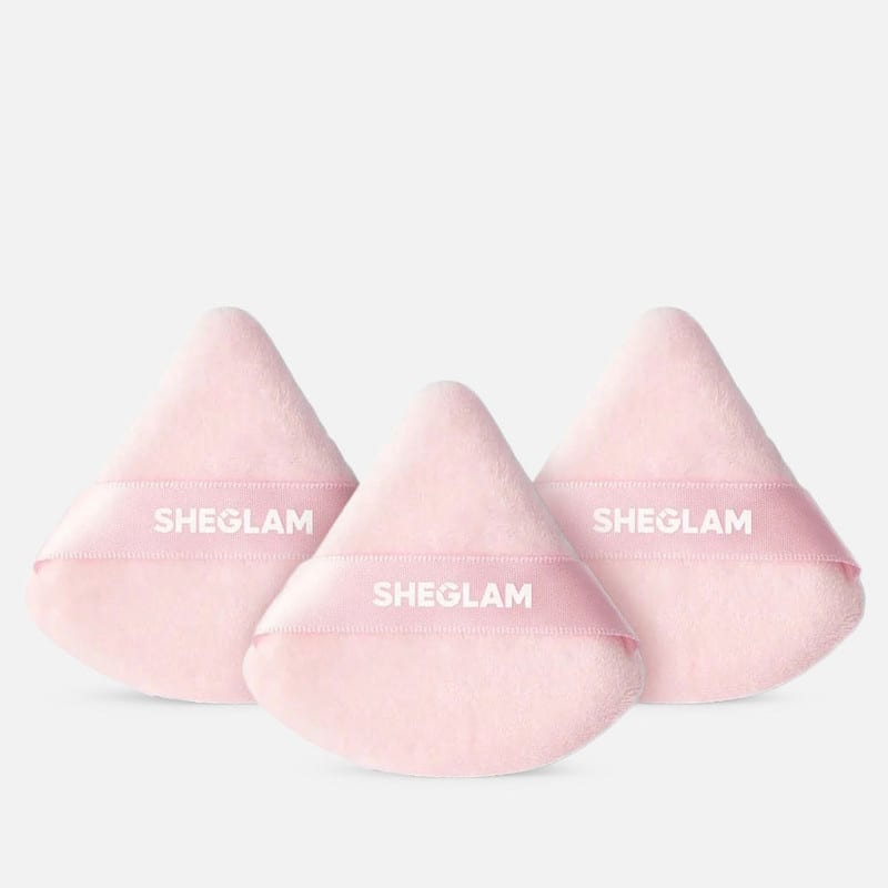 شيكلام اسفنجة بودرة الوجه الجاهزة للتقديم - 3 قطع SHEGLAM Insta-Ready Powder Puff - 3 Pcs