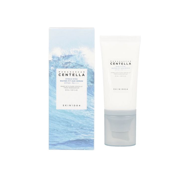 SKIN1004 Madagascar Centella Hyalu-Cica Water-Fit Sun Serum spf 50 - 50ml | سكين1004 واقي شمسي بقوام مائي spf5- - 50 مل