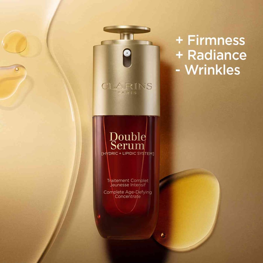 50ml Clarins Double Serum Complete Age-Defying Concentrate Serum دبل سيروم كلارنس الاصدار الجديد