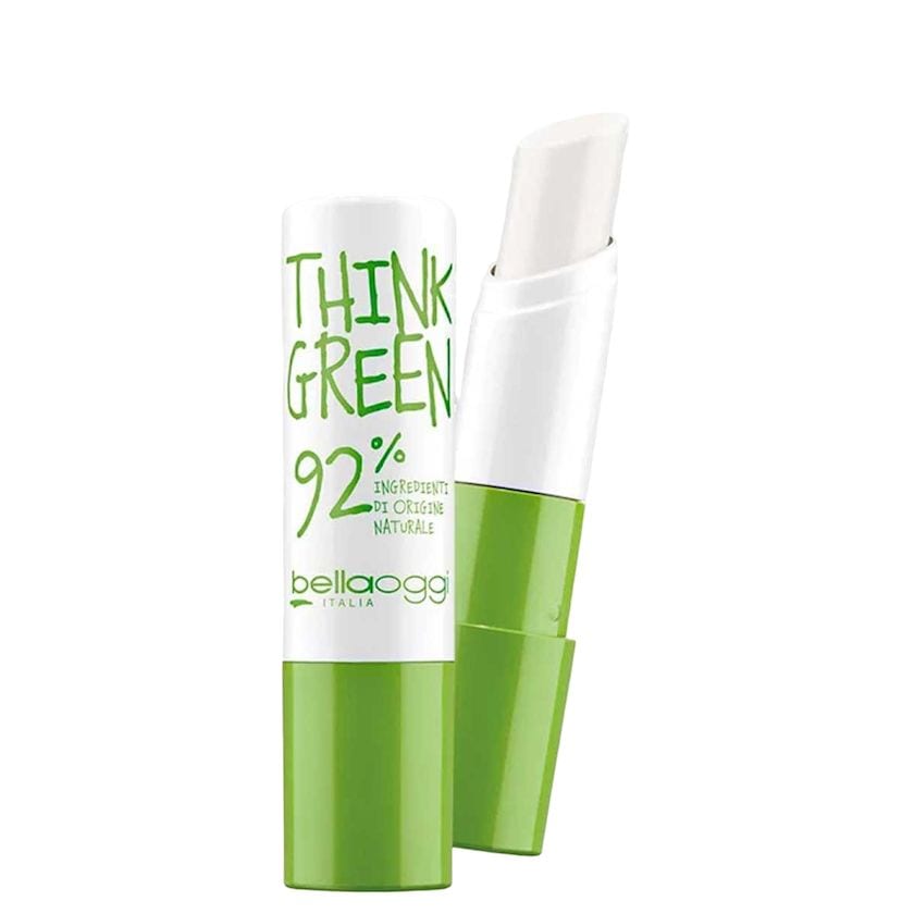 bellaoggi think green lipstick بيلااوجي مرطب شفاه