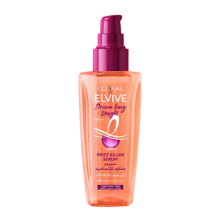 L’Oreal Elvive Frizz Killer Serum For Long And Frizzy Hair - 100ml |لوريال سيروم للشعر الطويل والمجعد - 100 مل