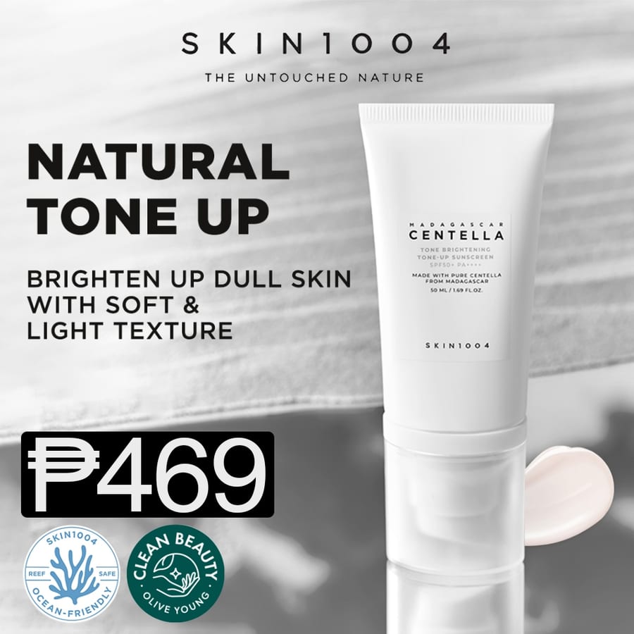 SKIN1004 Tone Brightening Tone-up Sunscreen - 50ml | سكين1004 كريم واقي شمسي سنتيلا لتوحيد لون البشرة - 50 مل