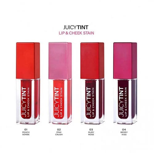 Golden Rose Juicy Tint Lip & Cheek Stain - 5.2ml | كولدن روز تنت الشفاه و الخدود 5.2 مل