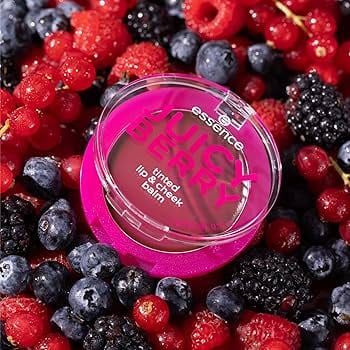 ESSENCE JUICY BERRY tinted lip & cheek balm اسنس ملون للشفاه والخدود