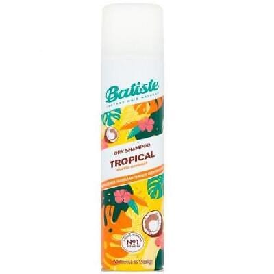 شامبو باتيست الجاف - جوز الهند والنباتات الاستوائية الغريبة Batiste Dry Shampoo - Coconut & Exotic Tropical - 200 ml
