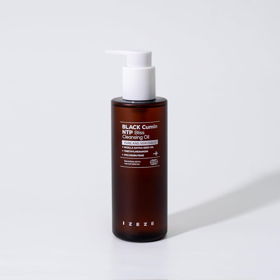 IZEZE Black Cumin NTP Bliss Cleansing Oil الغسول الزيتي لازالة المكياج وتنظيف البشرة من ايزيز