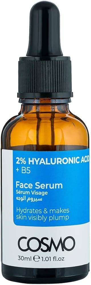 COSMO 2% hyaluronic Acid +B5 Serum - 30ml | كوزمو سيروم حمض الهيالورنيك 2% + بانتينول - 30 مل