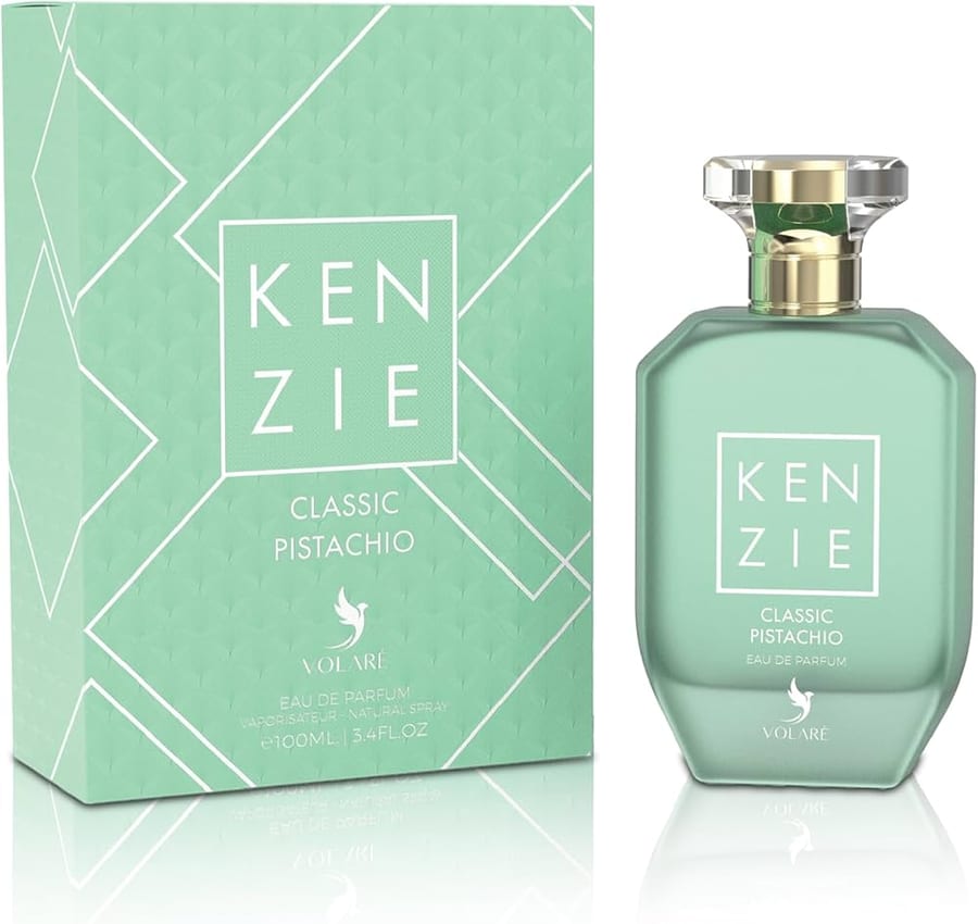 Kenzie Classic Pistachio 3.4oz by Volare for Women كينزي كلاسيك بنكهة الفستق الحلبي 3.4 أونصة من فولار للنساء