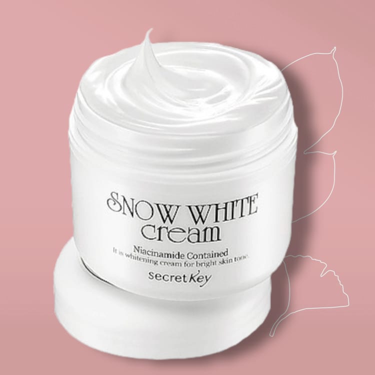 SECRET KEY Snow White Cream كريم التفتيح العلاجي والفوري من سيكرت كي